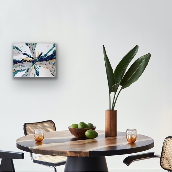 Painting Original Small Acrylic Colorful Modern Abstract Art on Canvas - Picture 4 of 10